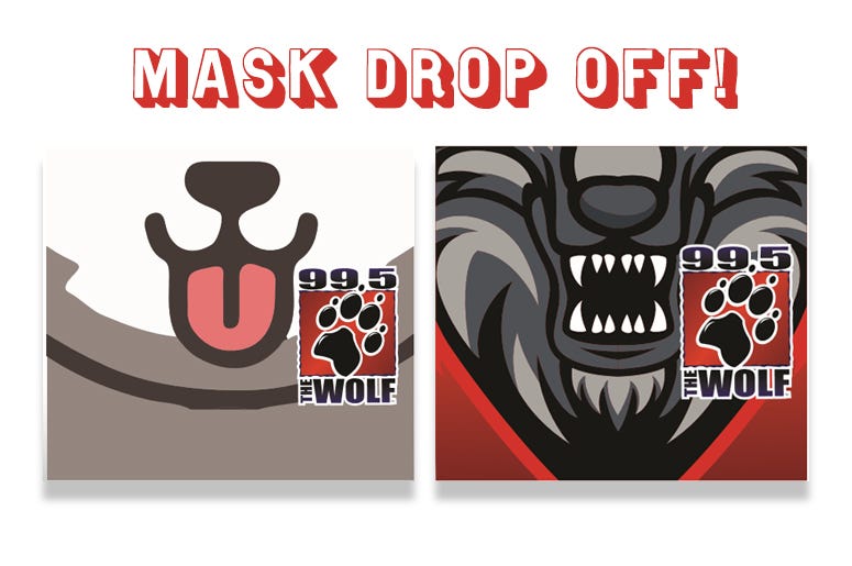 99.5 The Wolf, KWJJ-FM, cornavirus, Mask