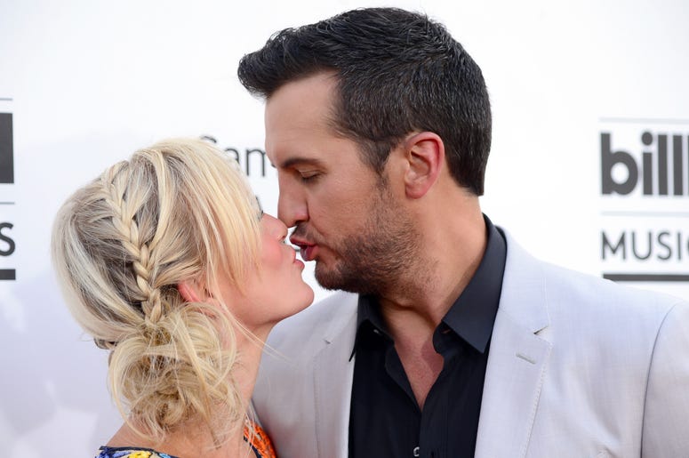 Luke Bryan and wife Caroline Luke Bryan and wife Caroline