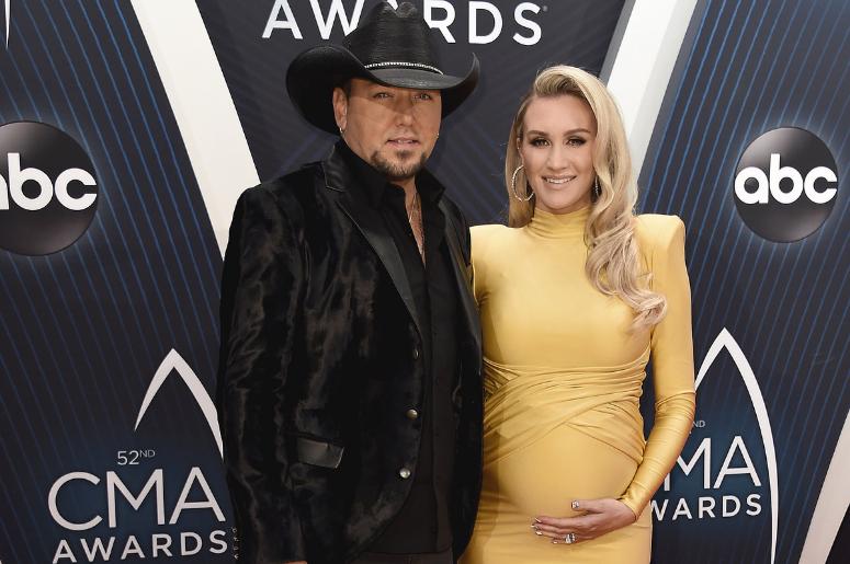 Jason Aldean and Brittany Kerr at the 52nd Annual CMA Awards at the Bridgetone Arena on November 14, 2018 iin Nashville, Tennessee Jason Aldean and Brittany Kerr at the 52nd Annual CMA Awards at the Bridgetone Arena on November 14, 2018 iin Nashville, Tennessee