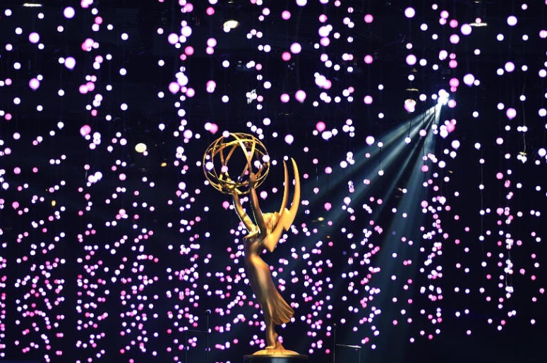 Emmy Award (Creative Arts) Scenes from the 70th Emmy Awards Governors Ball and 2018 Creative Arts Governors Ball press preview at L.A. Live Event Deck on September 6, 2018 in Los Angeles, California.