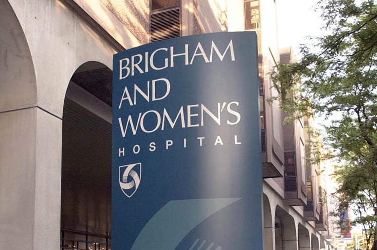 Brigham & Women's Hospital Sign Brigham & Women's Hospital Sign