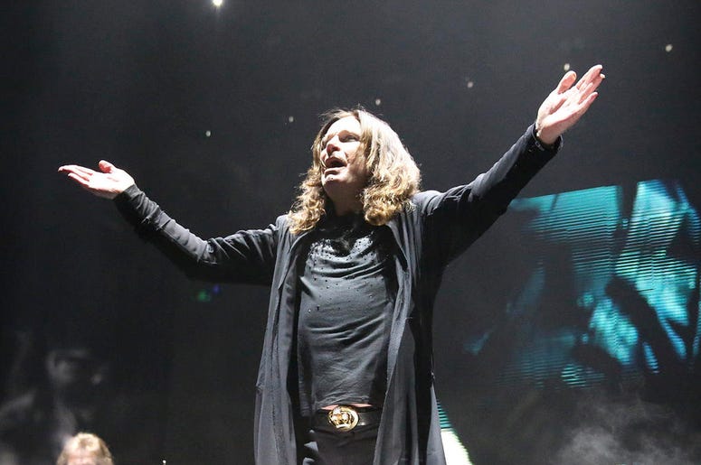 Ozzy Osbourne of Black Sabbath performs at the United Center Ozzy Osbourne of Black Sabbath performs at the United Center