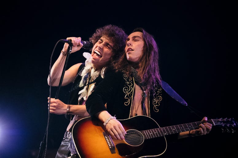 Greta Van Fleet perform on stage during the KROQ Absolut Almost Acoustic Christmas at The Forum on December 8, 2018 Greta Van Fleet perform on stage during the KROQ Absolut Almost Acoustic Christmas at The Forum on December 8, 2018