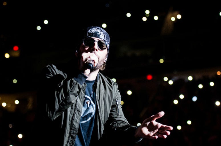 M. Shadows of Avenged Sevenfold performs during Avenged Sevenfold's The Stage World Tour featuring Avenged Sevenfold, Volbeat and Motionless in White at Giant Center. M. Shadows of Avenged Sevenfold performs during Avenged Sevenfold's The Stage World Tour featuring Avenged Sevenfold, Volbeat and Motionless in White at Giant Center.