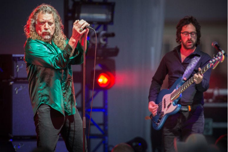 Robert Plant plays an outdoor live concert as ROBERT PLANT AND THE SENSATIONAL SPACE SHIFTERS Robert Plant plays an outdoor live concert as ROBERT PLANT AND THE SENSATIONAL SPACE SHIFTERS