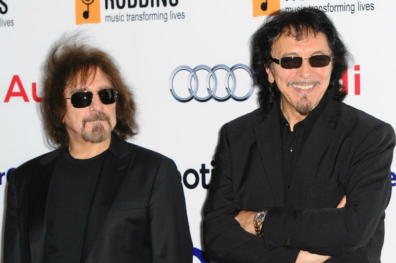 Geezer Butler and Tony Iommi of Black Sabbath Geezer Butler and Tony Iommi of Black Sabbath