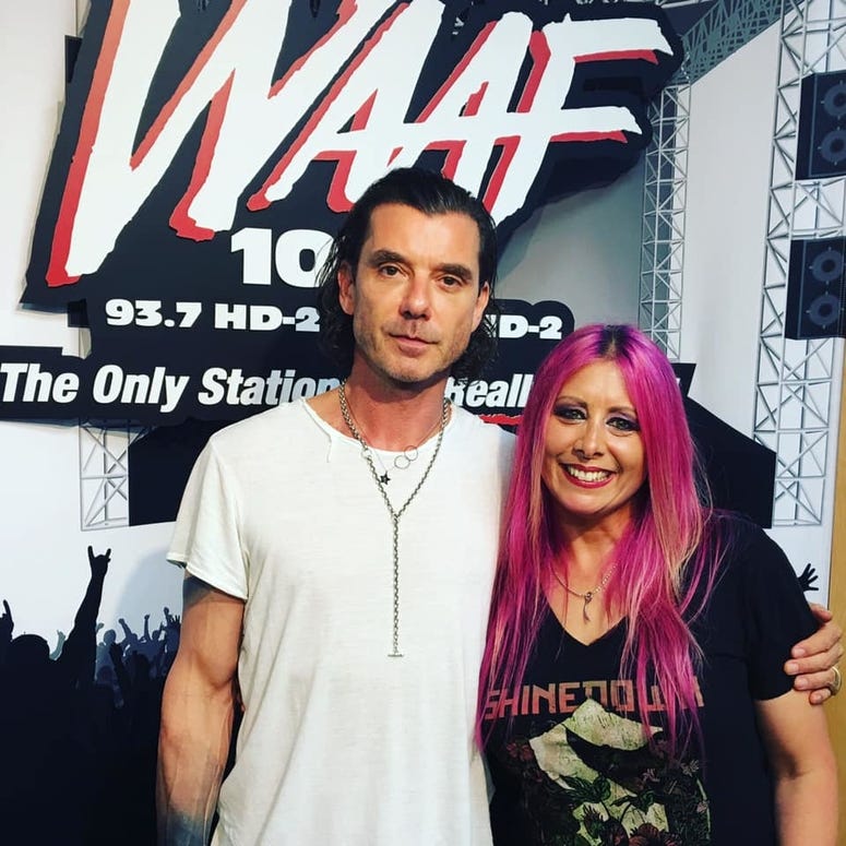 Gavin Rossdale in studio