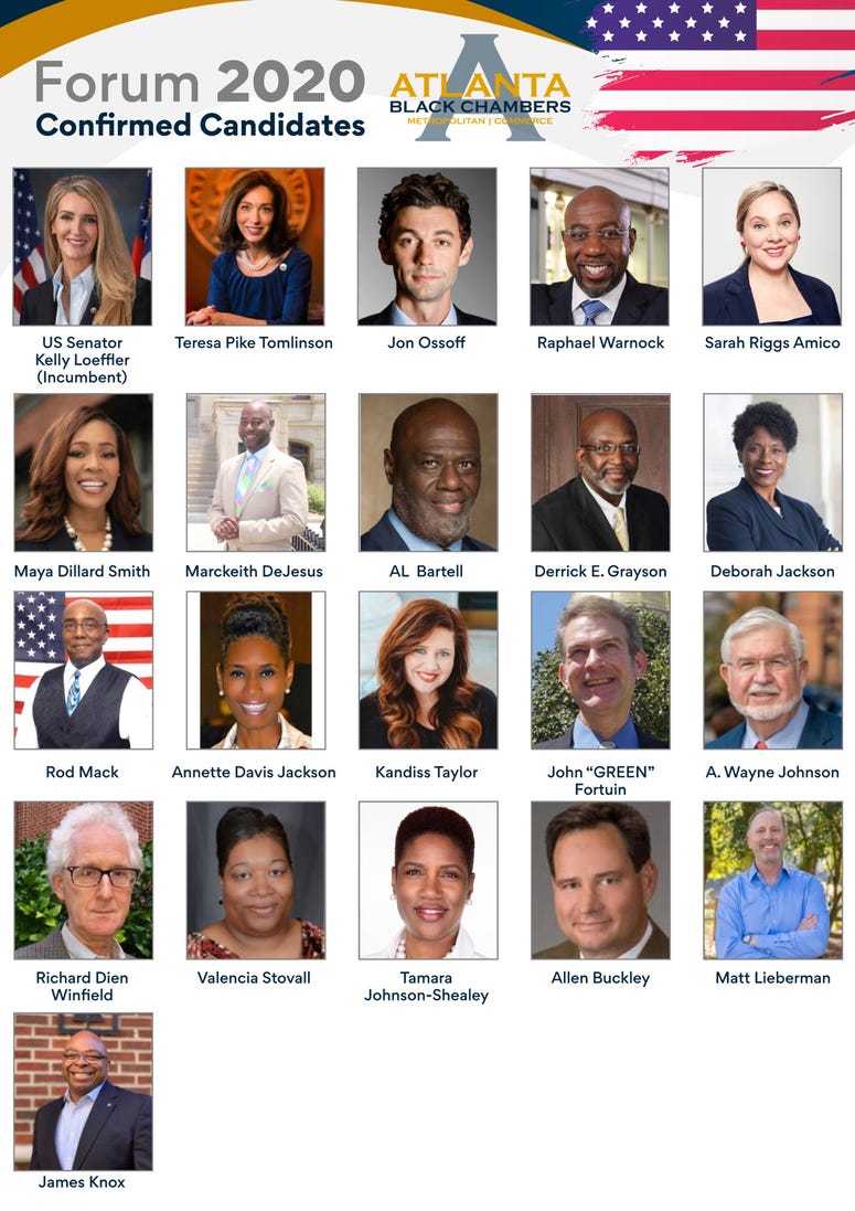 21 Georgia U.S. Senate Candidates 21 Georgia U.S. Senate Candidates