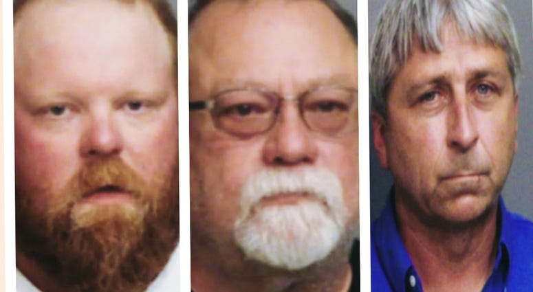 Travis McMichael (l), Gregory Michael (m), and William "Roddie" Bryant are charged with murdering Ahmaud Arbery in Brunswick, GA on February 23, 2020. Travis McMichael (l), Gregory Michael (m), and William "Roddie" Bryant are charged with murdering Ahmaud Arbery in Brunswick, GA on February 23, 2020.