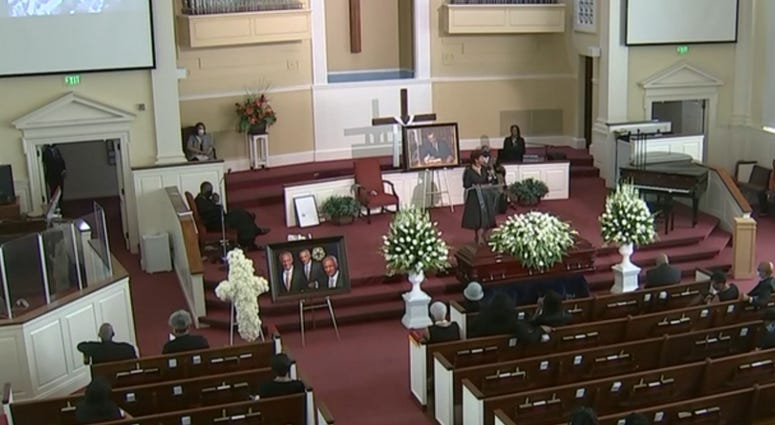 Funeral service for C.T. Vivian was held Thursday at Providence Missionary Baptist Church in Atlanta, GA Funeral service for C.T. Vivian was held Thursday at Providence Missionary Baptist Church in Atlanta, GA