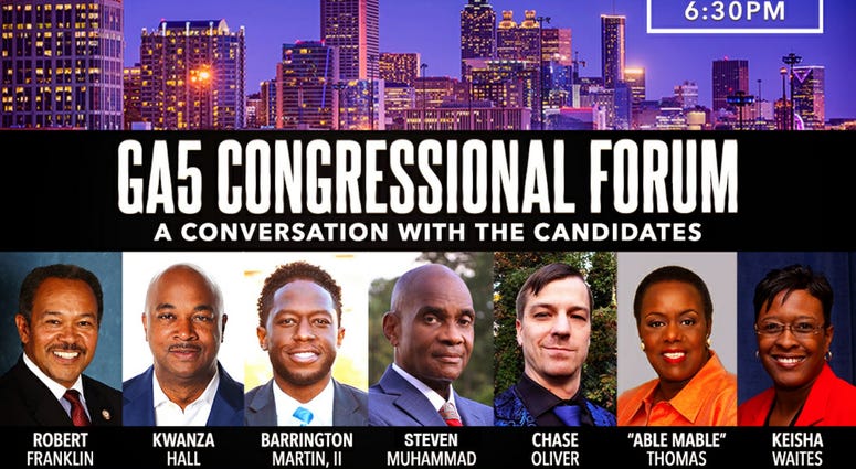 The GA5 Political Forum is being held on September 10 2020 featuring 7 candidates for U.S. Congress