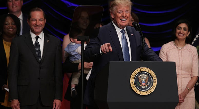 President Donald Trump speaking at Health and Human Services July 10 2019 President Donald Trump speaking at Health and Human Services July 10 2019