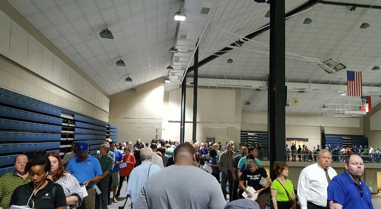 File photo of voters in Cobb County, GA