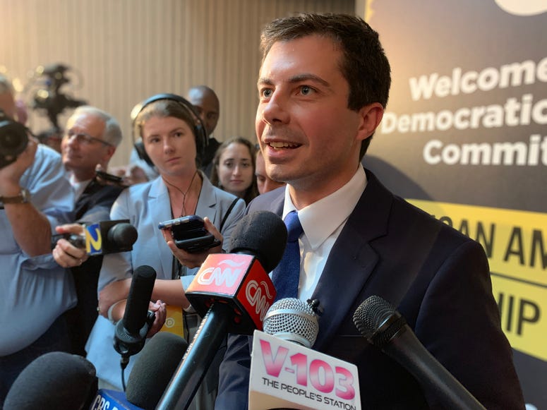 2020 Presidential candidate and South Bend, Indiana Mayor Pete Buttigieg