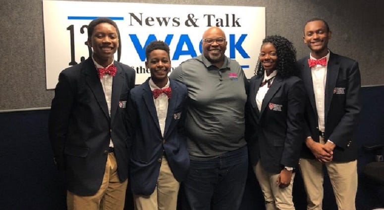 DB with Keith, Keanan, Laney & DJ members of the Harvard Diversity Project Debate Team 7/17/19 Derrick Boazman with members of the Harvard Diversity Project Debate Team