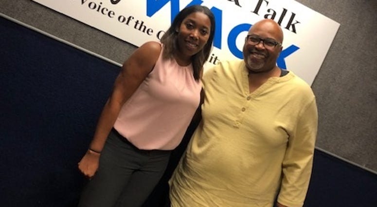 Derrick Boazman with Kena Searcy on Too Much Truth 8/6/19 Derrick Boazman with Kena Searcy
