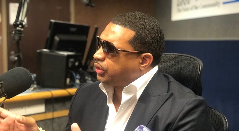 Rashad Richey Talking with CEO Ray Daniels inside WAOK studios 9/18/19 Rashad Richey Talking with CEO Ray Daniels