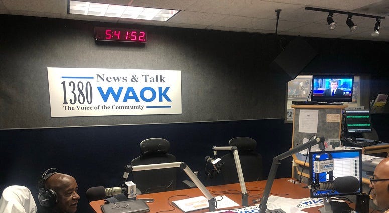 Derrick Boazman with Carl Ware on Too Much Truth on 10/15/19 Derrick Boazman with Carl Ware