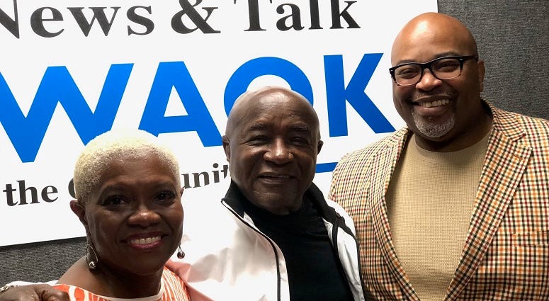 Derrick Boazman with Pam Ware and Carl Ware on 10/15/19 Derrick Boazman with Pam Ware and Carl Ware
