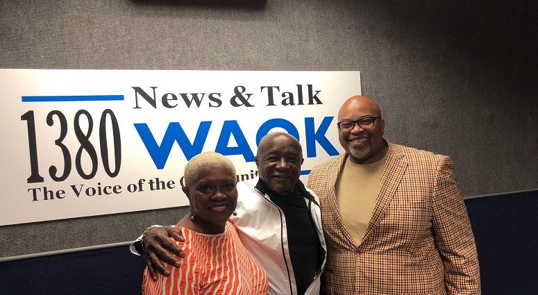 Derrick Boazman with Pam Ware and Carl Ware on 10/15/19 Derrick Boazman with Pam Ware and Carl Ware
