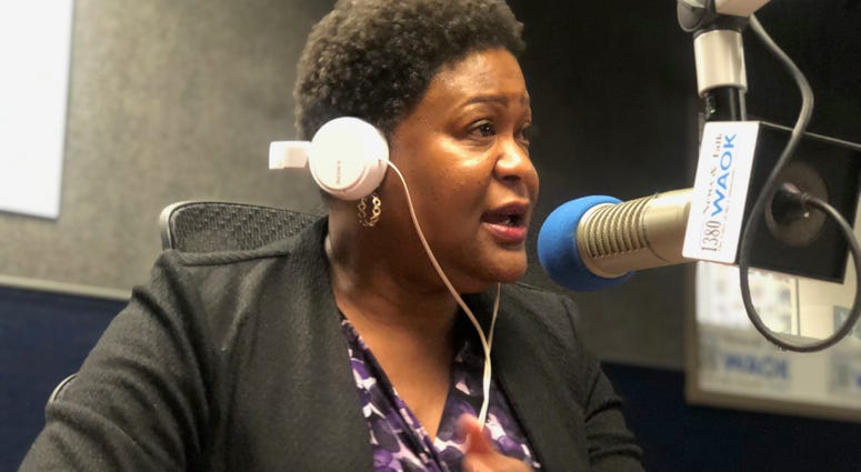 City Council President Felicia Moore inside WAOK Studio 3/3/2020 City Council President Felicia Moore