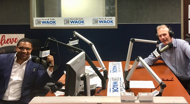 Dr John Lipman speaking with Rashad Richey about Fibroid Awareness Month 7/17/19 WAOK Studio Rashad Richey with Dr. John Lipman on Real Talk