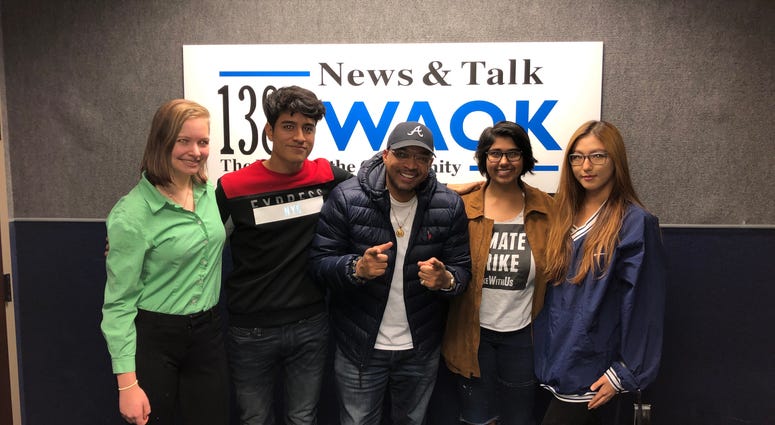Rashad and High School Students