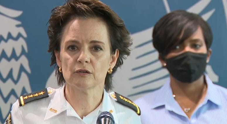 Atlanta Police Chief Erika Shields has resigned following the fatal shooting of a black man Atlanta Police Chief Erika Shields has resigned following the fatal shooting of a black man