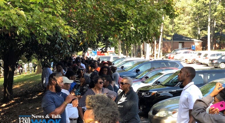 Line For Tickets To See President Obama Line For Tickets To See President Obama