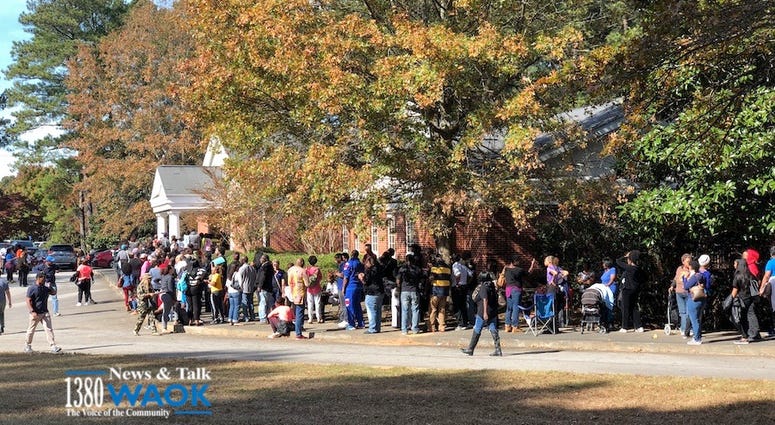 Line For Tickets To See President Obama Line For Tickets To See President Obama