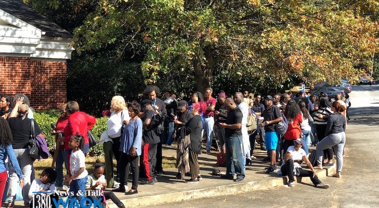 Line For Tickets To See President Obama Line For Tickets To See President Obama