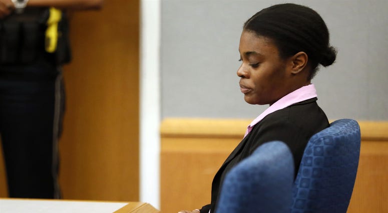 Tiffany Moss is sentenced to death after being found guilty of murder in Lawrenceville, Georgia, on April 30, 2019.