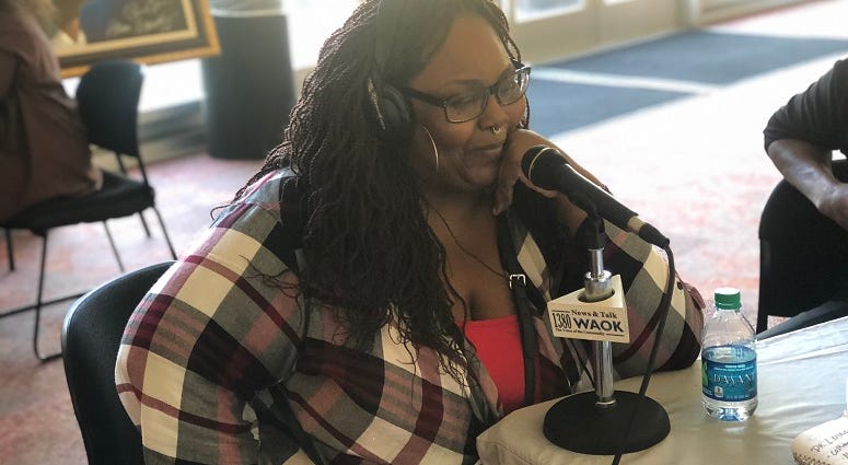 Play Writer Learical Jones live on Too Much Truth with Derrick Boazman on 10/10/19 Play Writer Learical Jones