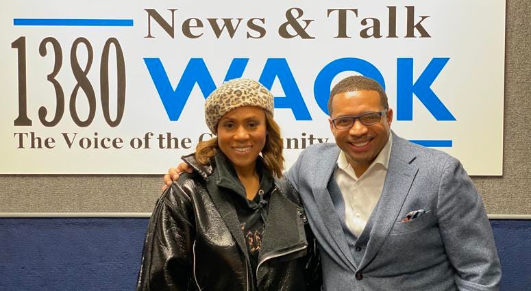 Rashad Richey and Deborah Cox