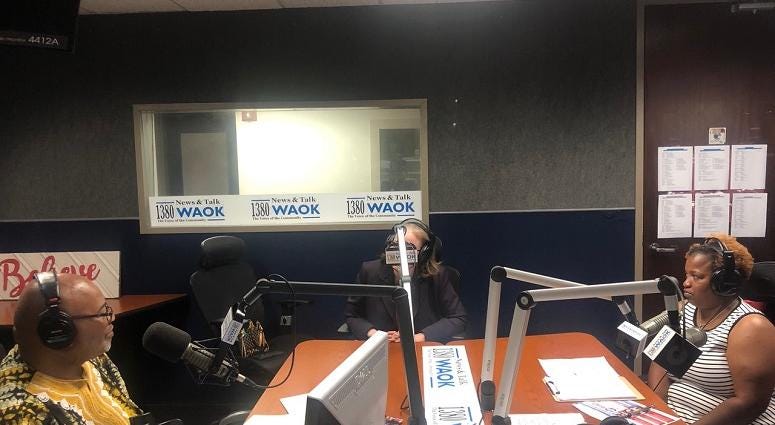 Candidates Aretta Baldon & Paula KuperSmith on Too Much Truth with Derrick Boazman on 9/10/19 Candidates Aretta Baldon & Paula KuperSmith