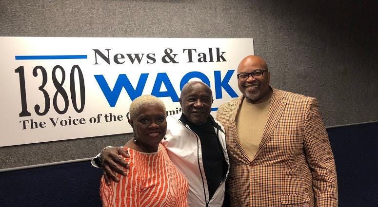 Derrick Boazman with Pam Ware and Carl Ware on 10/15/19 Derrick Boazman with Pam Ware and Carl Ware