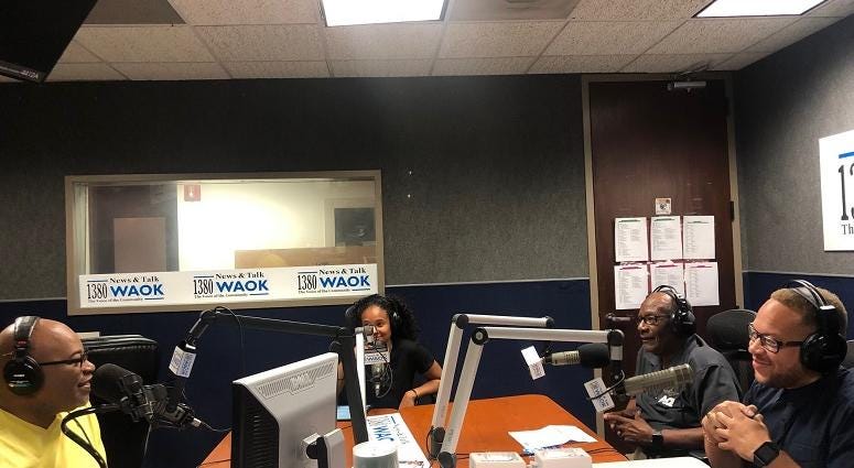 Derrick Boazman with Kim Murray, Reto Smith, Star Rogers on 10/28/19 in Atlanta,GA Derrick Boazman with Kim Murray, Reto Smith, Star Rogers