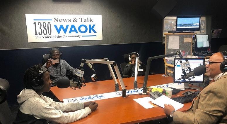 Derrick Boazman with Kwasi Agyemang, Nana Agyemang, Kofi Agyemang on Too Much Truth with Derrick Boazman Derrick Boazman with Kwasi Agyemang, Nana Agyemang, Kofi Agyemang