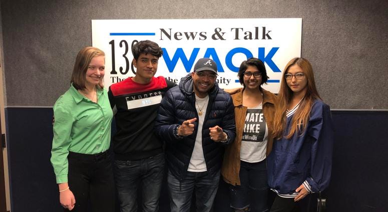 Rashad and High School Students