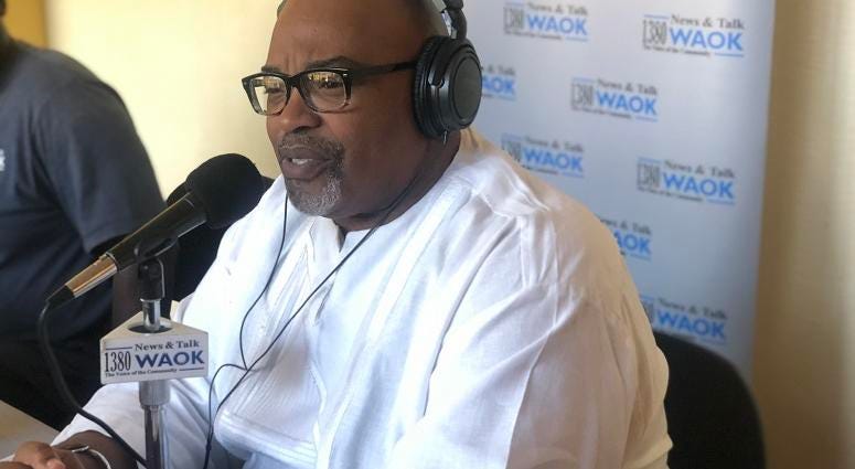 Derrick Boazman live at the Day of the Arts with WAOK Derrick Boazman live at the Day of the Arts