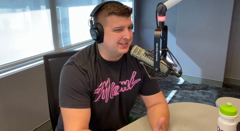 Tobin in studio