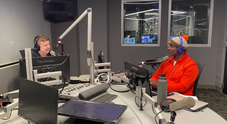 Tobin in studio