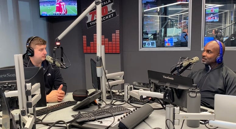 Tobin and Leroy in studio
