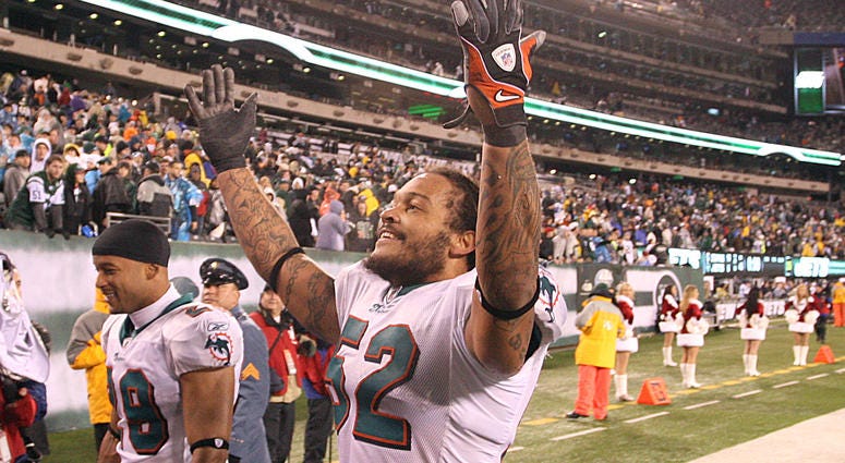 Channing Crowder Dolphins Picture