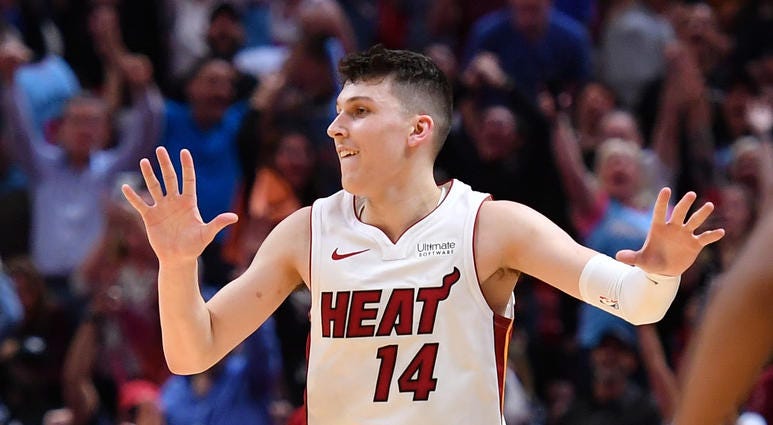 Tyler Herro vs Bulls