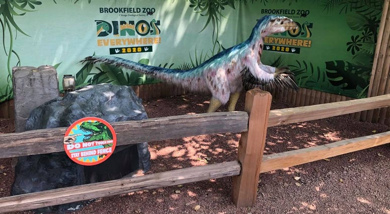 Dinos Everywhere! at Brookfield Zoo Dinos Everywhere! at Brookfield Zoo