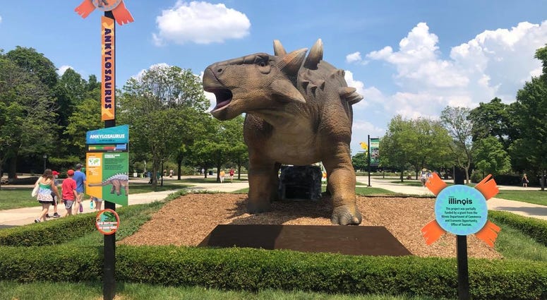 Dinos Everywhere! at Brookfield Zoo Dinos Everywhere! at Brookfield Zoo