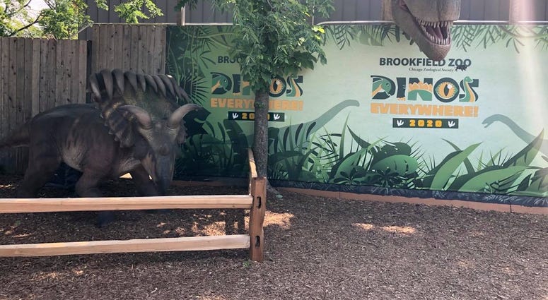 Dinos Everywhere! at Brookfield Zoo Dinos Everywhere! at Brookfield Zoo