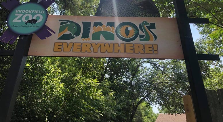 Dinos Everywhere! at Brookfield Zoo Dinos Everywhere! at Brookfield Zoo
