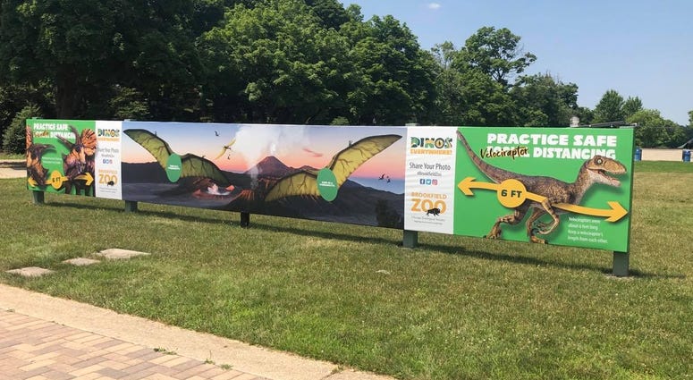 Dinos Everywhere! at Brookfield Zoo Dinos Everywhere! at Brookfield Zoo